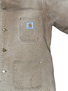 beige carhartt jacket