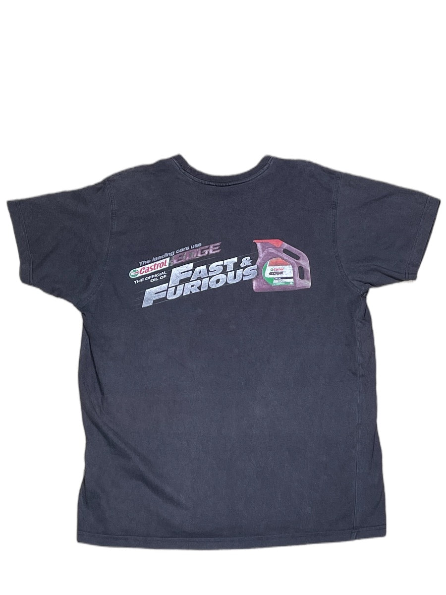 vintage Throw Back Castrol Oil Fast & Furious Collab Tee