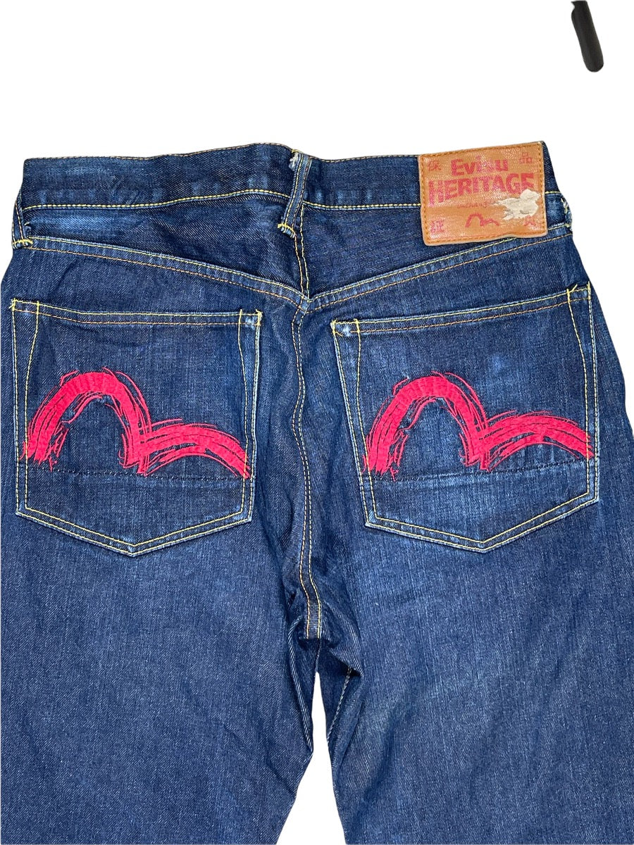 Evisu double gull Japanese selvedge denim jeans trousers