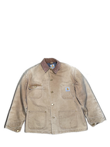 beige carhartt jacket